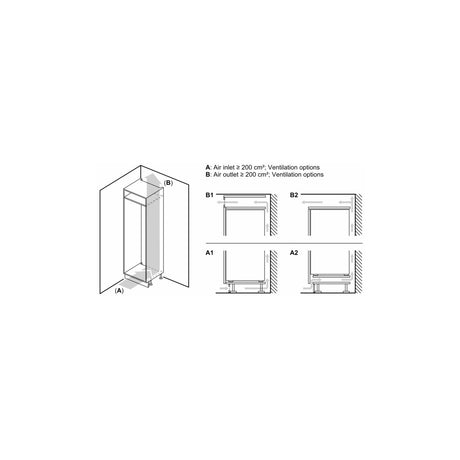 Frigorifero da incasso con vano congelatore iQ100 KI22L2FE1