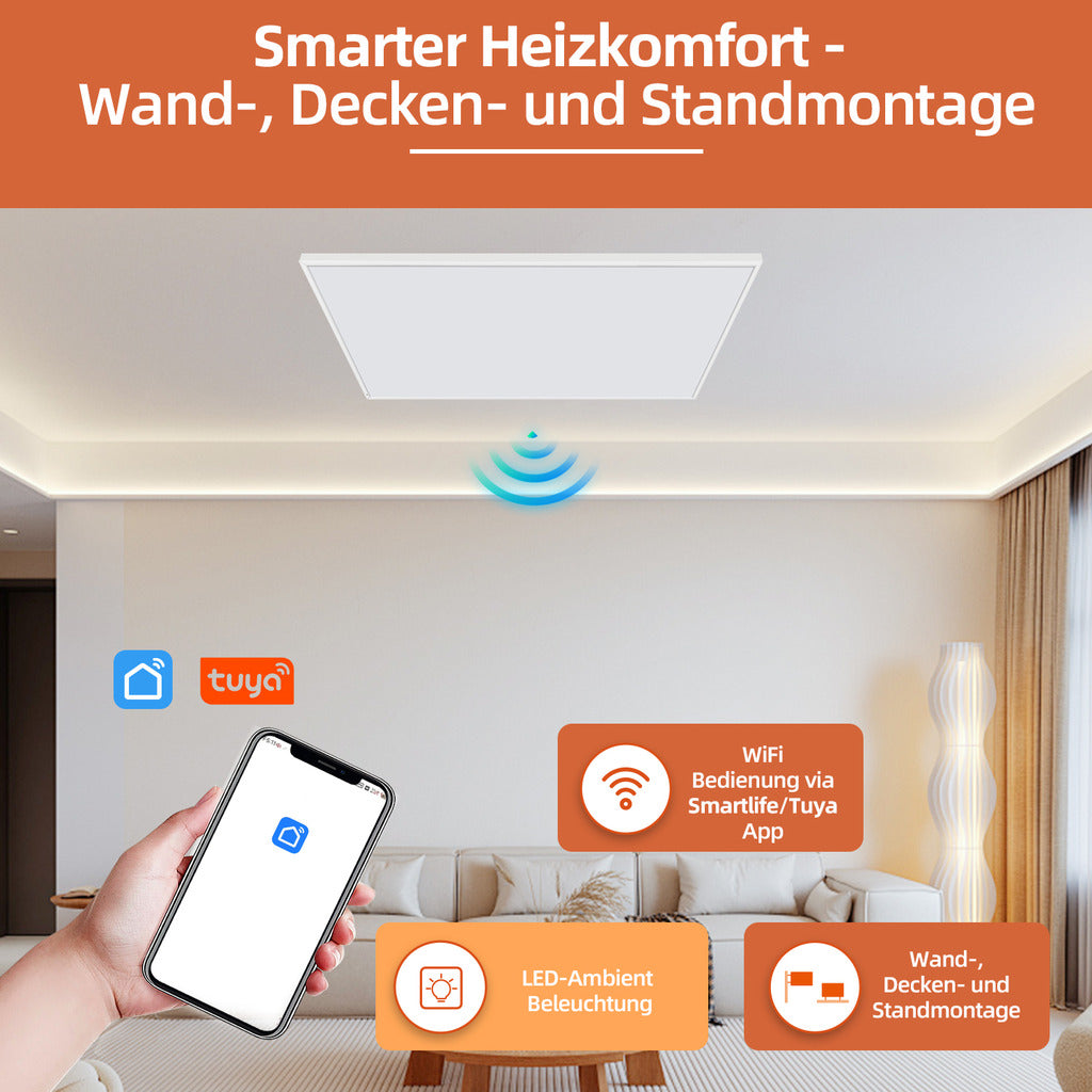 SHX Premium Infrarot-Heizpaneel mit WIFI