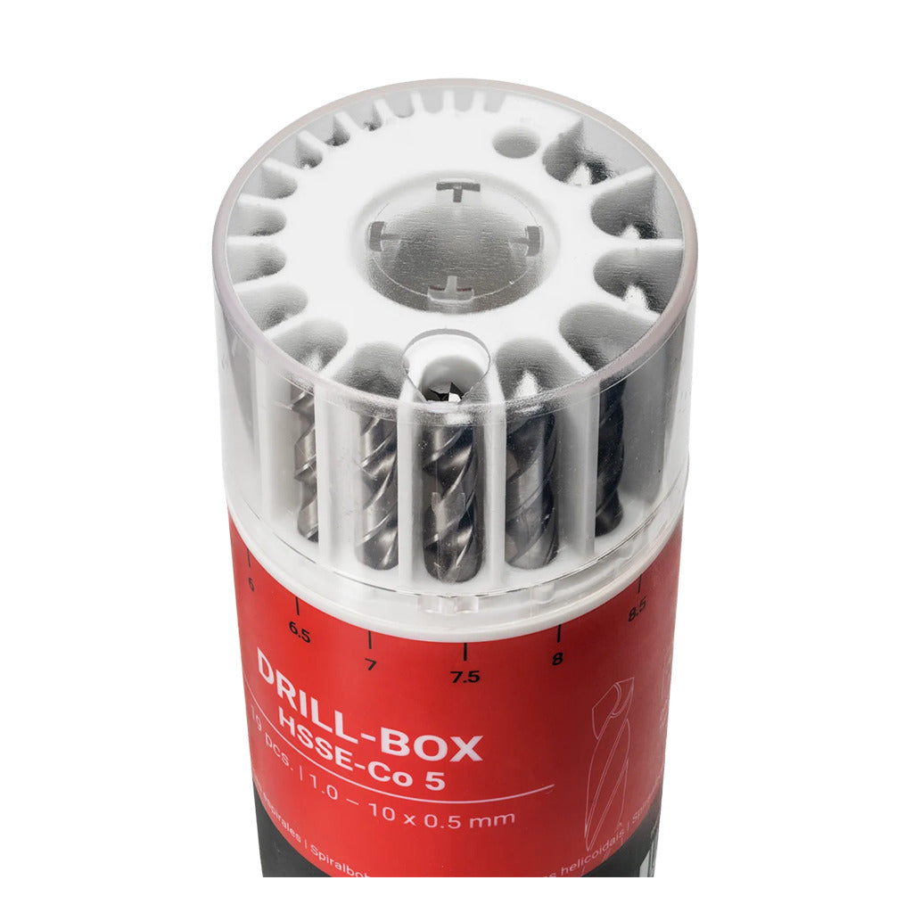 Ruko Set di punte a spirale HSS-CO5