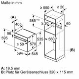Einbau-Backofen HBA234BB3