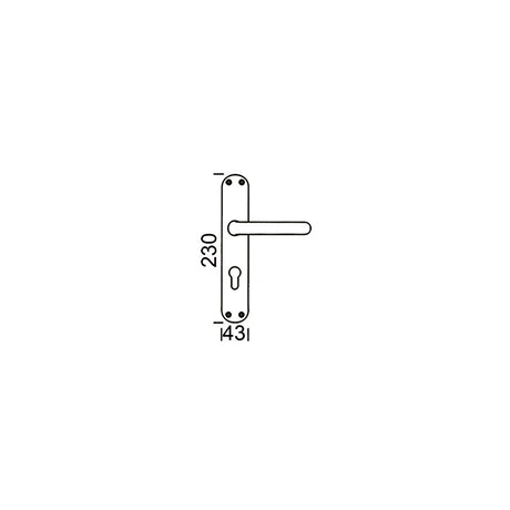 Langschild Modell Posthorn