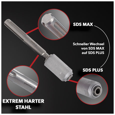 Siwitec Adapter SDS Max zu SDS Plus