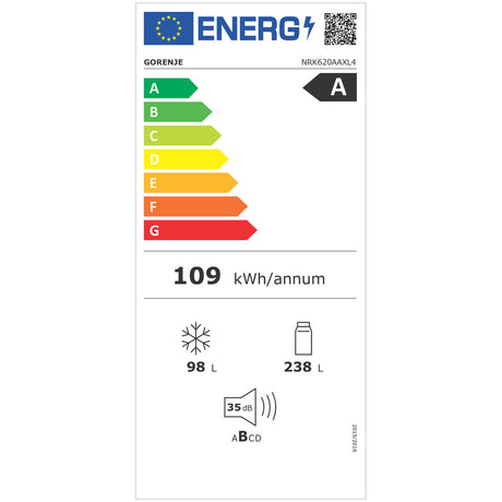 Frigorifero indipendente con vano congelatore G600 NRK620AAXL4