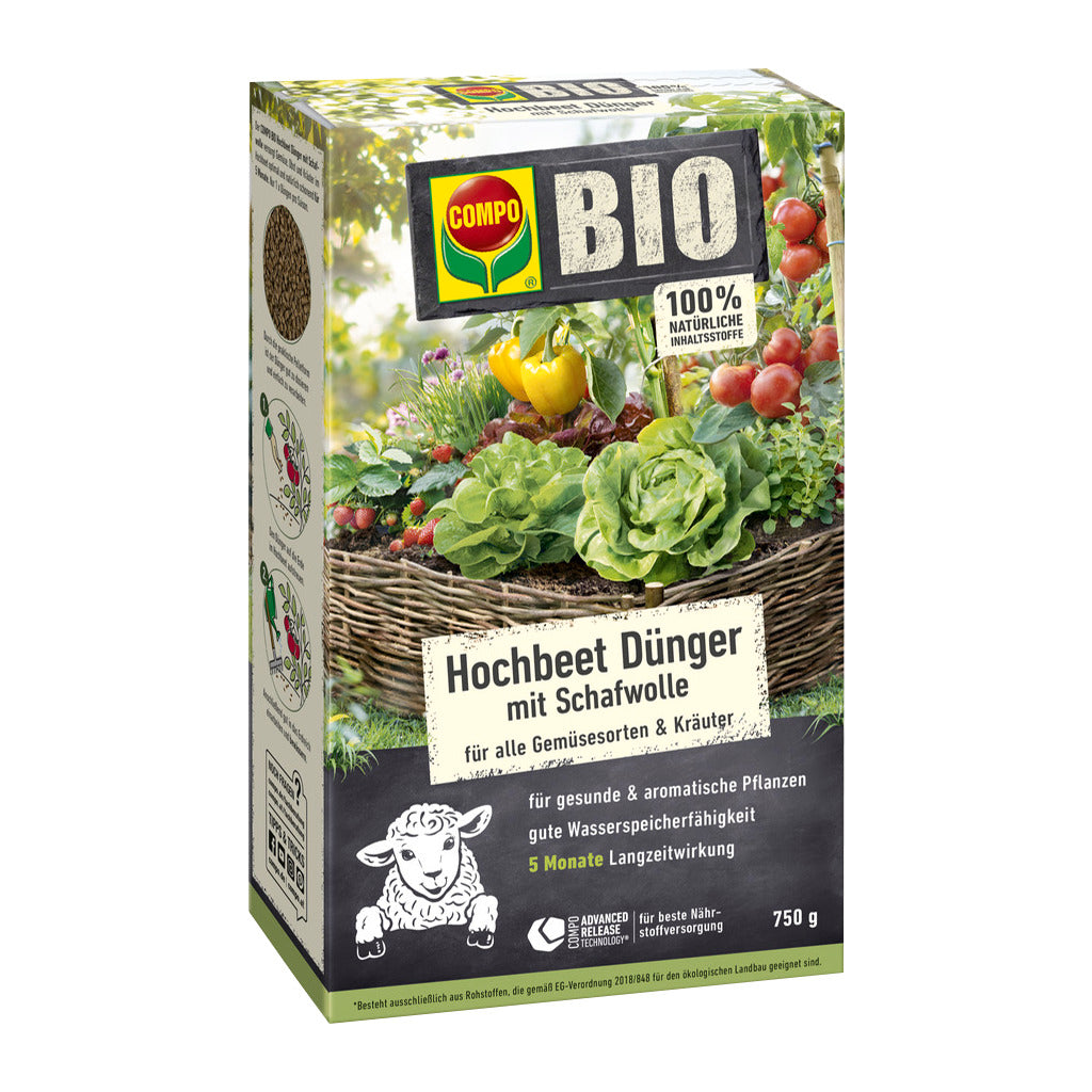 Compo Hochbeet Dünger mit Schafwolle