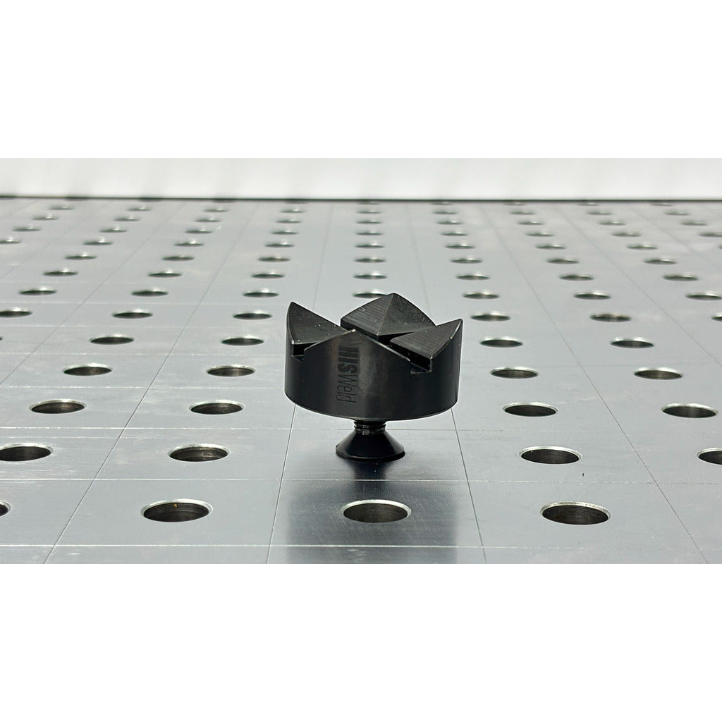 4 Stück Prisma Stahl 120° Schweißtisch – Auflage Konus 16 Mm Für Schweißtisch, NEU, Polen