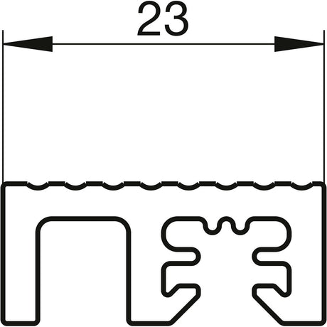 SBS bb-Z123 Auflageprofil 23