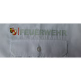 Option für Diensthemd OÖ weiß / OÖ Wappen + Name + CD