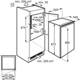 Einbau-Kühlschrank mit Gefrierfach LFB2AE88S1
