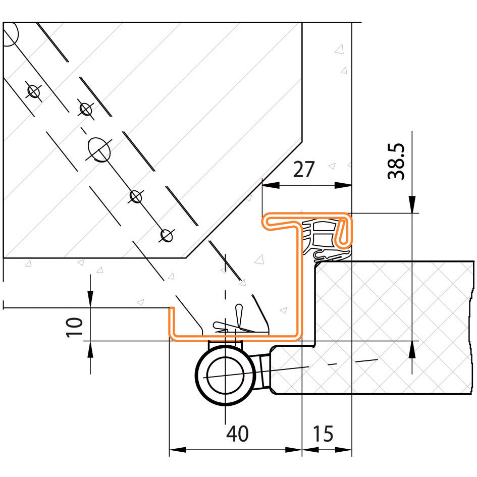 Universal Türelement - T0 1-flg.