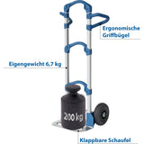 fetra Alu-Kompaktkarre "Wuppi" / mit Klappschaufel