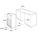 Undercounter refrigerator with freezer compartment G600 RBIU609DA1