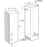 Integrable fridge-freezer combination G200 NRKI418EP1