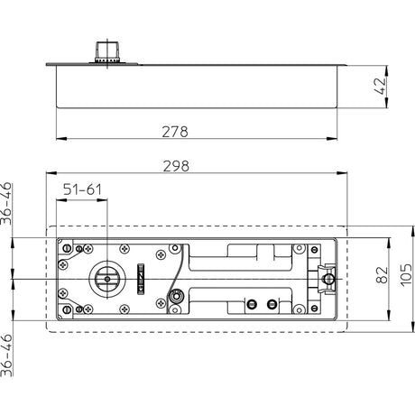 Bodentürschließer TS 500 NV