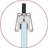 Blende Spaceship für Glasklemmschuh