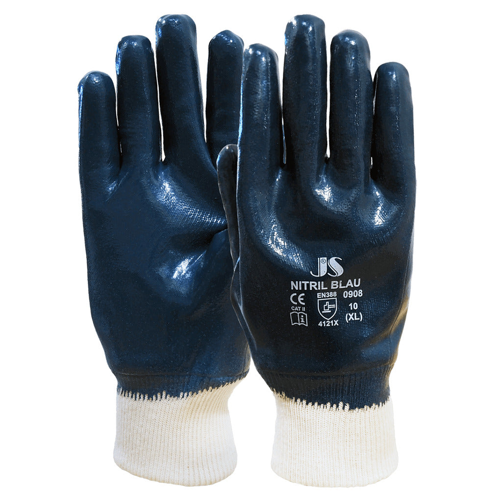 Arbeitshandschuh Nitril BLAU 0908