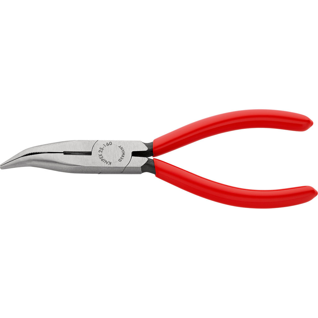 Knipex Flachrundzange mit Schneide / Radiozange