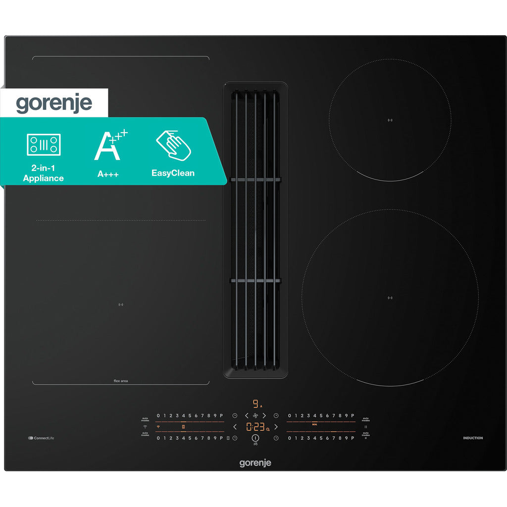 Piano cottura a induzione con aspirazione integrata G600 GEH6432BSCWF
