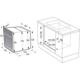 Built-in stove Black Set 4