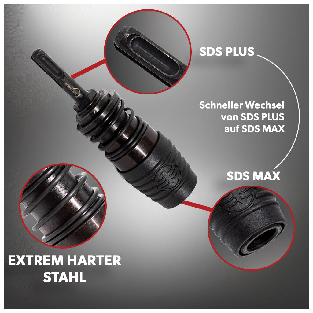 Siwitec Adapter SDS Plus zu SDS Max
