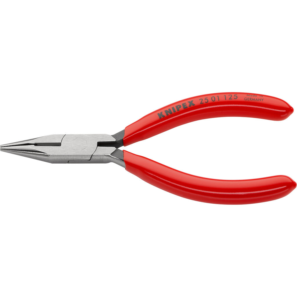 Knipex Flachrundzange mit Schneide / Radiozange