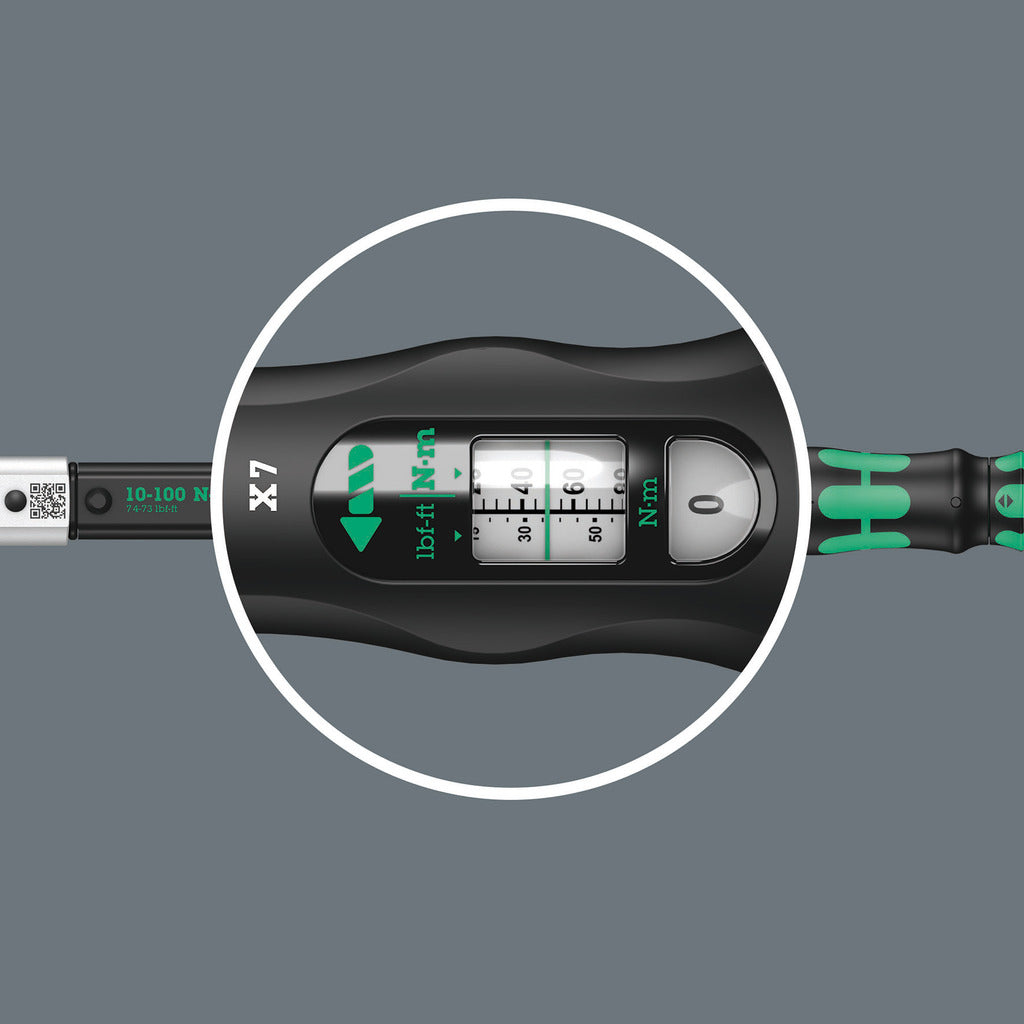 Click-Torque X 7 Drehmomentschlüssel für Einsteckwerkzeuge