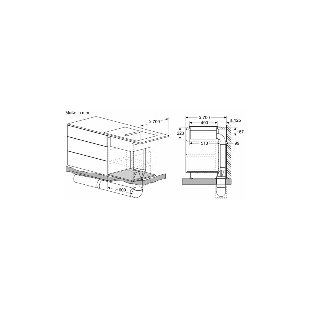 Kochfeld inductionAir Plus iQ700 EX875LX67E