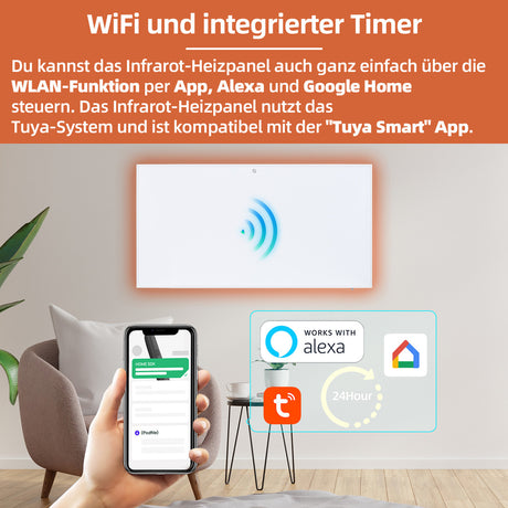 SHX Infrarot-Heizpaneel mit WIFI