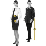 Service trousers "ladies" black / according to ÖBFV regulations