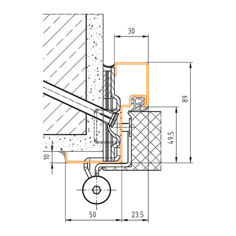 ECONOMY LF531 Baumeister Normelement EI2 30-C5 1-flg.