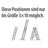 ALU-PRO Mehrzweckleiter 3-teilig 70047