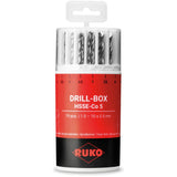 Ruko Set di punte a spirale HSS-CO5