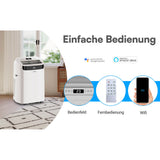 BE COOL Klimagerät 14.000 BTU mit Heizfunktion und WIFI