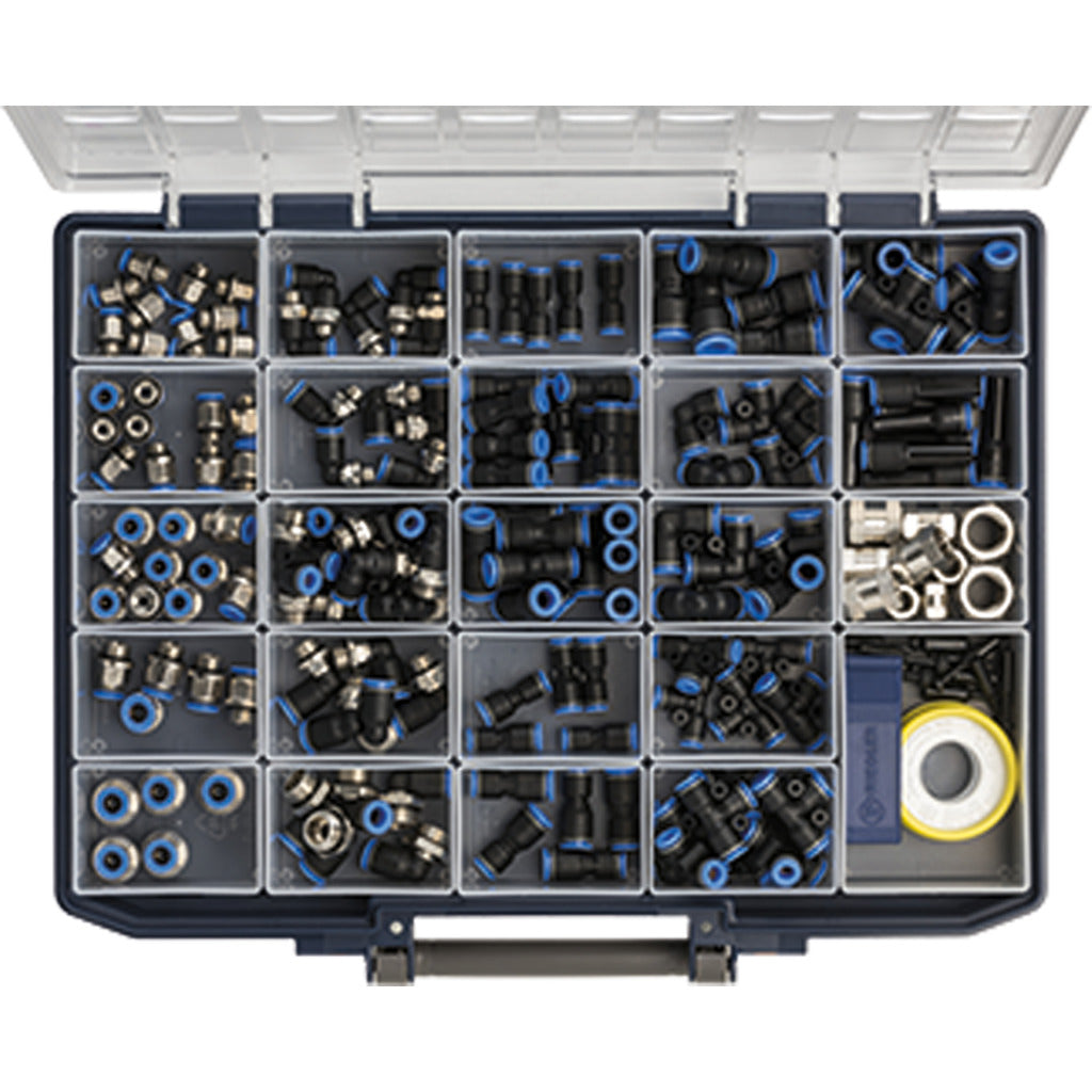 Sortimentsbox Schnellsteckverbindungen "Blaue Serie"