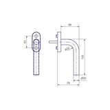 Fenstergriff 50003/51001 CF