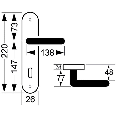 Drückergarnitur Modell Tilly 310/305