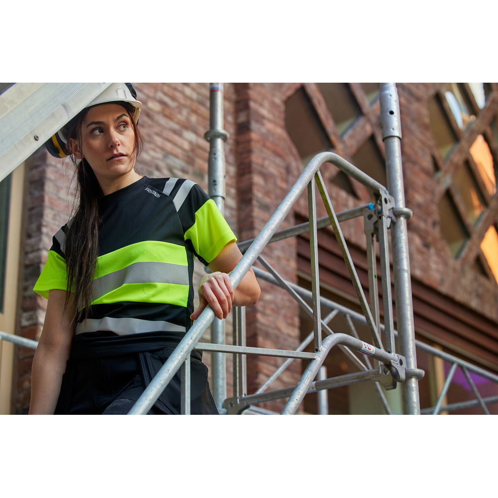 High Vis Green Damen T-Shirt Kl.1 7880 GPST