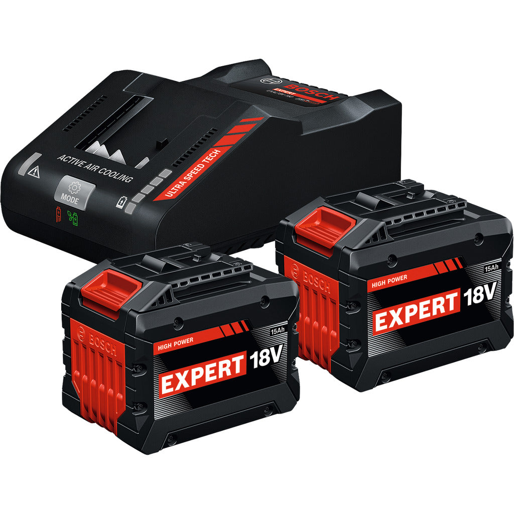Akku-Starter Set 2x EXBA18V-150 + EXAL18V-160