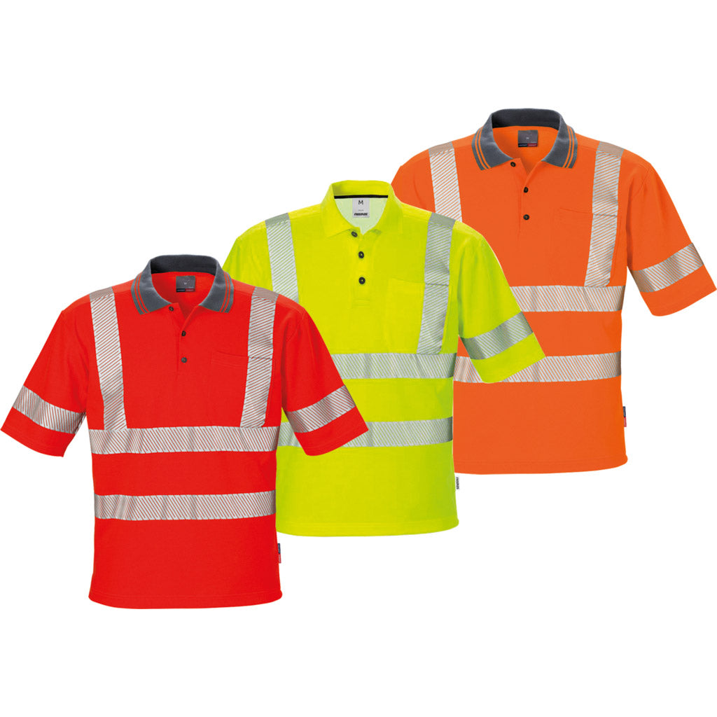 High vis polo shirt class 3 7406 PHV