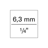 Sechskant-Steckschlüssel-Einsatz 1/4", lang