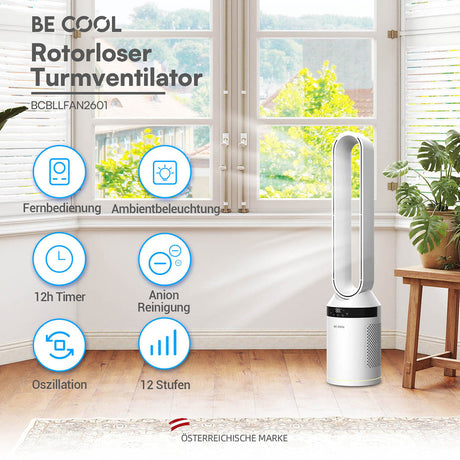 BE COOL Rotorloser Turmventilator