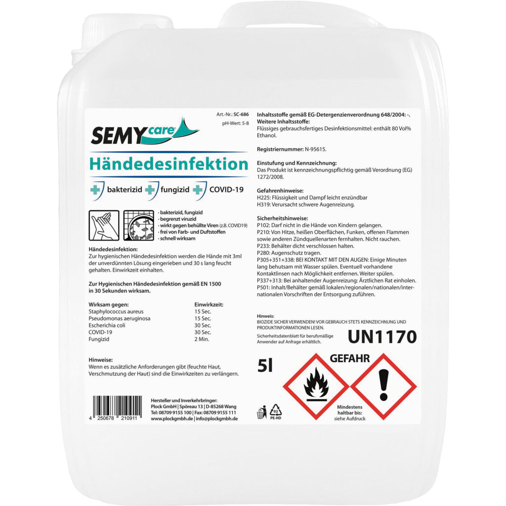 Händedesinfektion gebrauchsfertig
