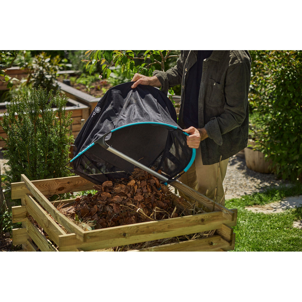 Gardena raccoglifoglie e raccoglierba per prati e terrazzi