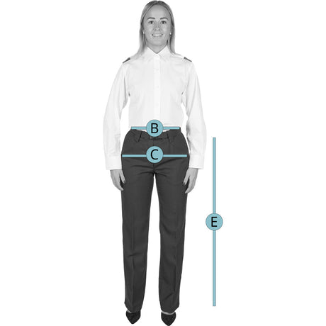 Diensthose "Damen" schwarz / lt. Vorschrift des ÖBFV