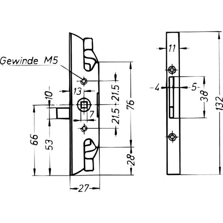 Einstecktrieb 155 Ma