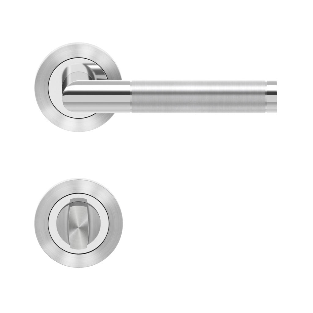 Door handle set model Rio Steel (ER 34)