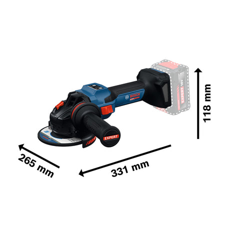 Akku-Winkelschleifer EXWS18V-15S