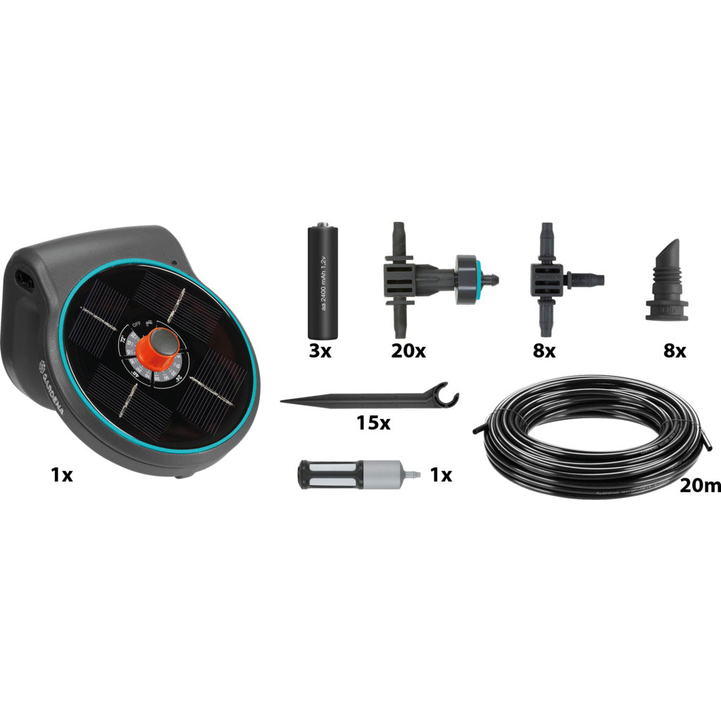gardena aquabloom automatic plant watering system Gardena Solar Irrigation aquaBloom Set – SCHMIDT'S Onlineshop