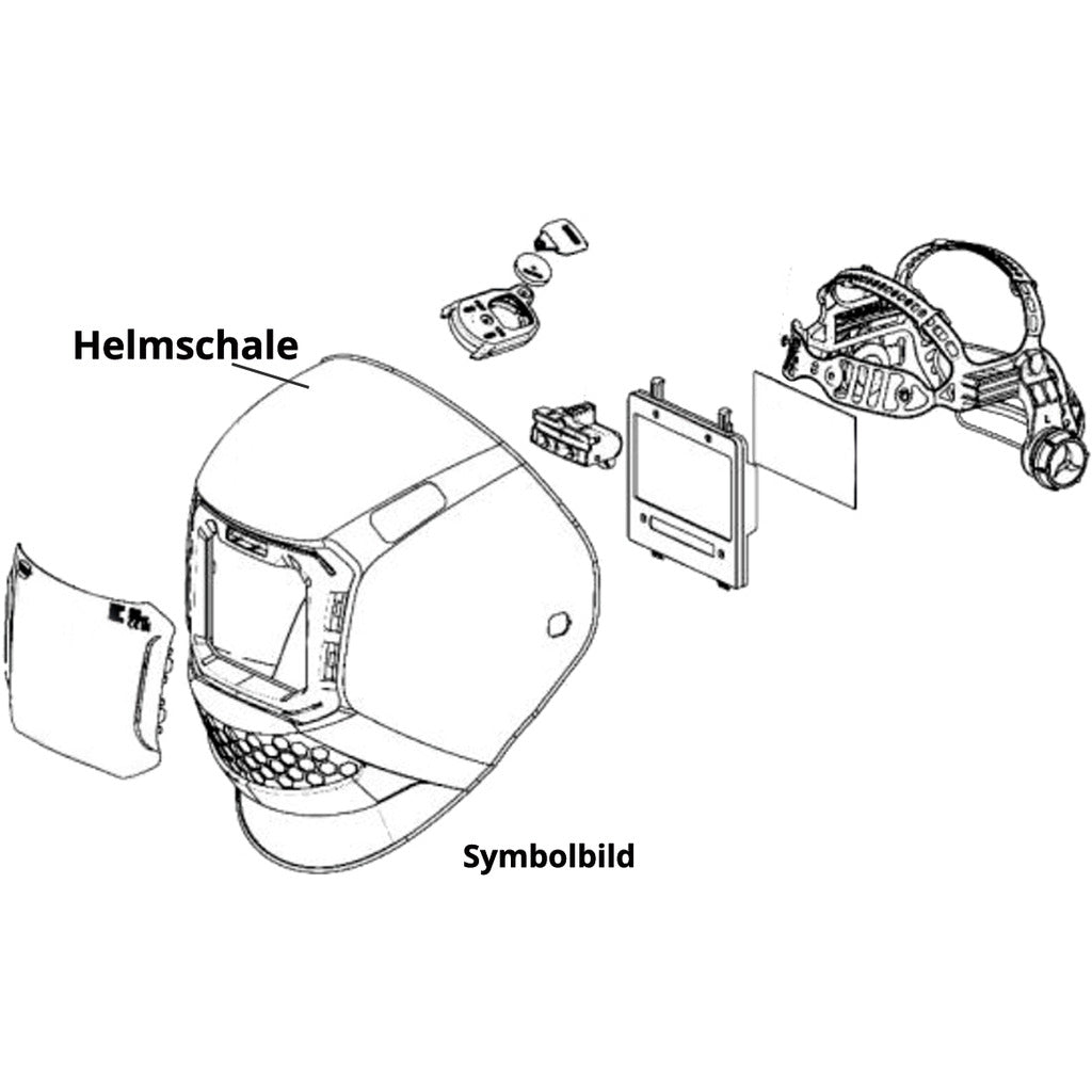 ESAB helmet shell