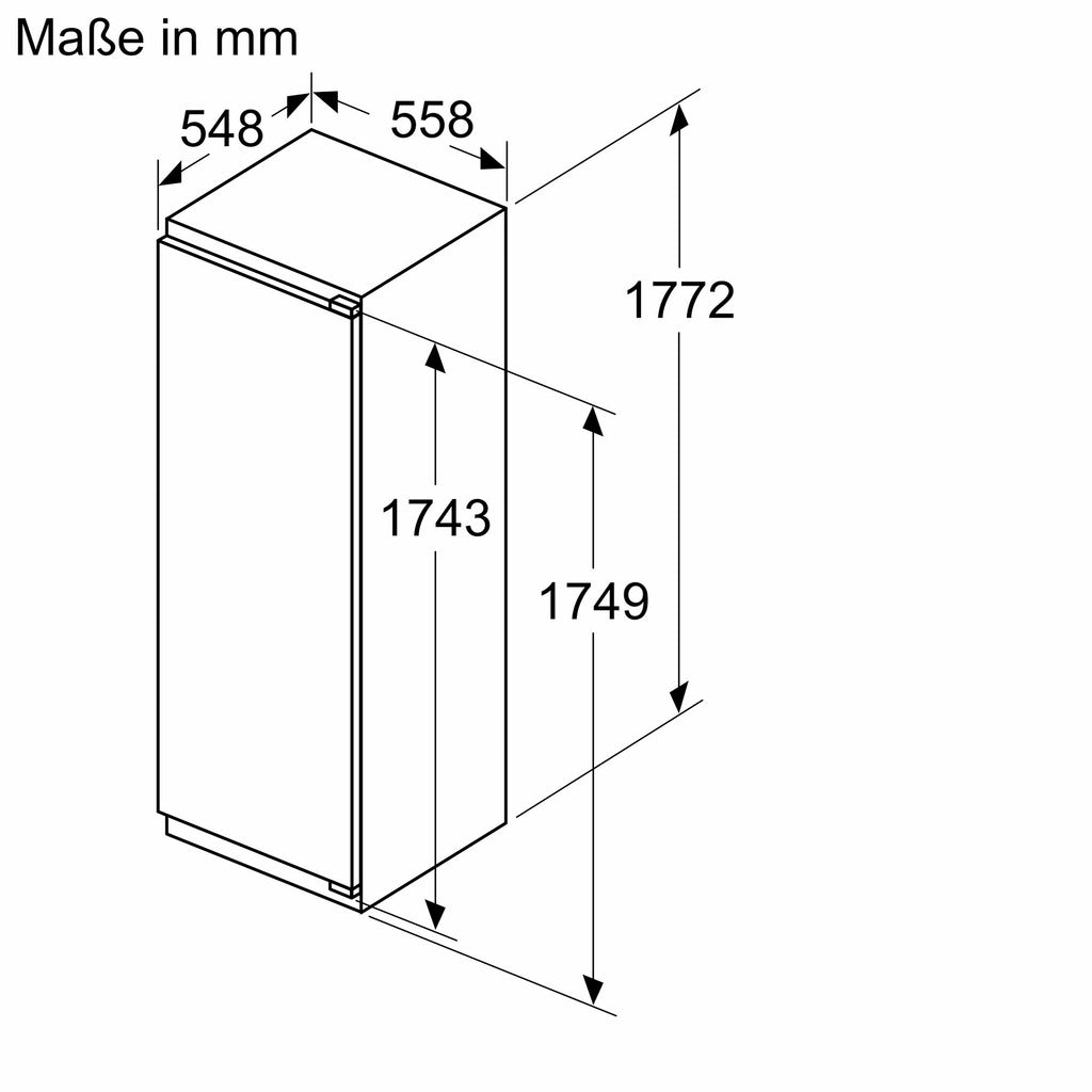 Einbau-Kühlschrank mit Gefrierfach iQ500 KI82LADD0