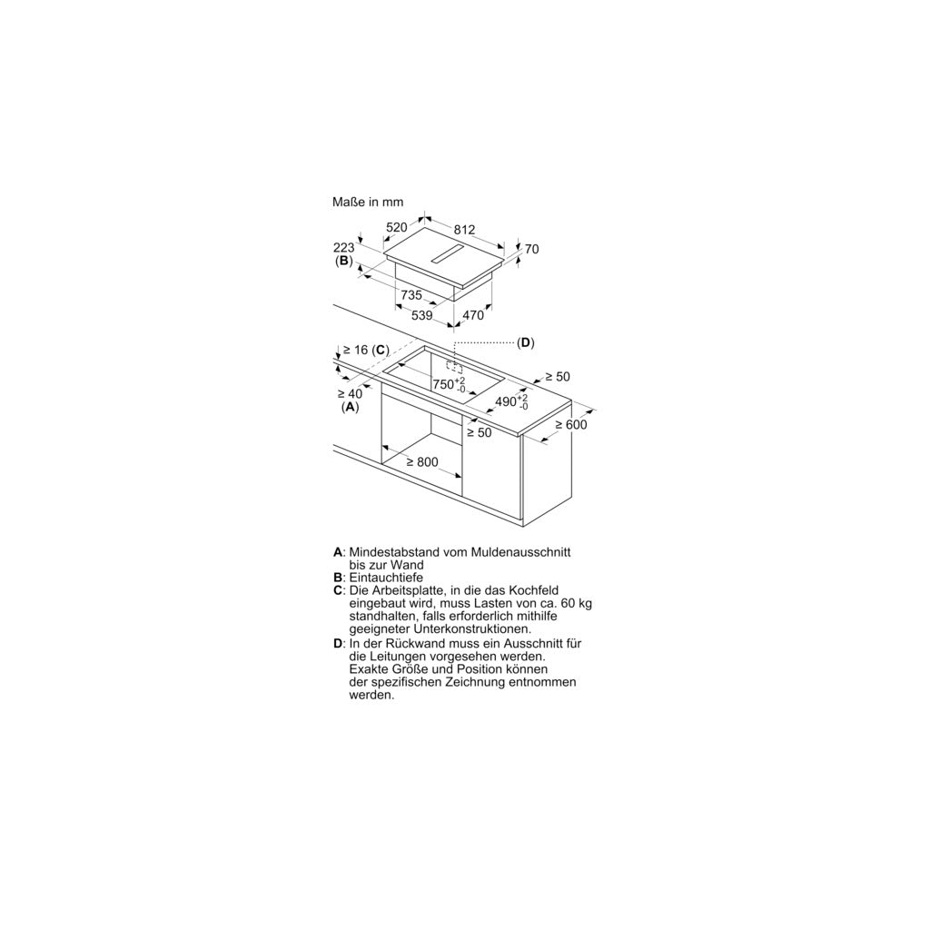Kochfeld inductionAir Plus iQ700 EX875LX67E